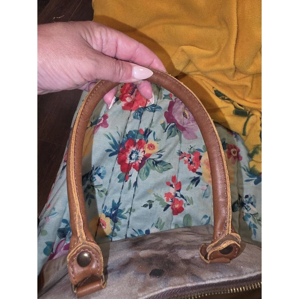 Nena and Co La Reyna OOAKSHELL Tie Dye Leather Bag